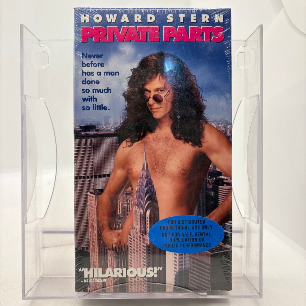 Howard Stern Private Parts VHS Movie New Sealed Promotional Copy 1997 Paramount